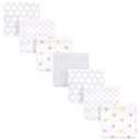 Luvable Friends Unisex Baby Cotton Flannel Receiving Blankets, Owl 7-Pack, One Size