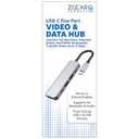 ZGEAR Five Port USB-C VIDEO & DATA HUB