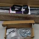 Hand Rails for Outdoor Steps,2 Step Stair Handrail & Indoor Stair Railing KitMetty Metal Railings for Outdoor Steps and Hand Rails for Seniors for Porch Railing (Black-Straight)