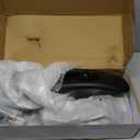 Rain Shower Head with Handheld High Pressure rainfall Shower Heads with Handheld Spray Combo Adjustable one-piece stand daul shower head Built-in Magnetic Docking and Power Jets (Black)