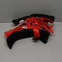 RASTP 4 Point Safety Harness Set with Ultra Comfort Heavy Duty Shoulder Pads,(Pack of 1) (Red)