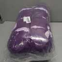 8 Pack Chunky Yarn for Hand Knitting - Chunky Chenille Blanket Yarn for Crocheting - Jumbo Fluffy Yarn for Crochet - Super Bulky Yarn 25 yds 7.7 oz Each Skein (Violet)