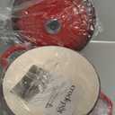 CrockPot Crock Pot Artisan Enameled Cast Iron Braiser W/Lid, 5 Quart, Scarlet Red