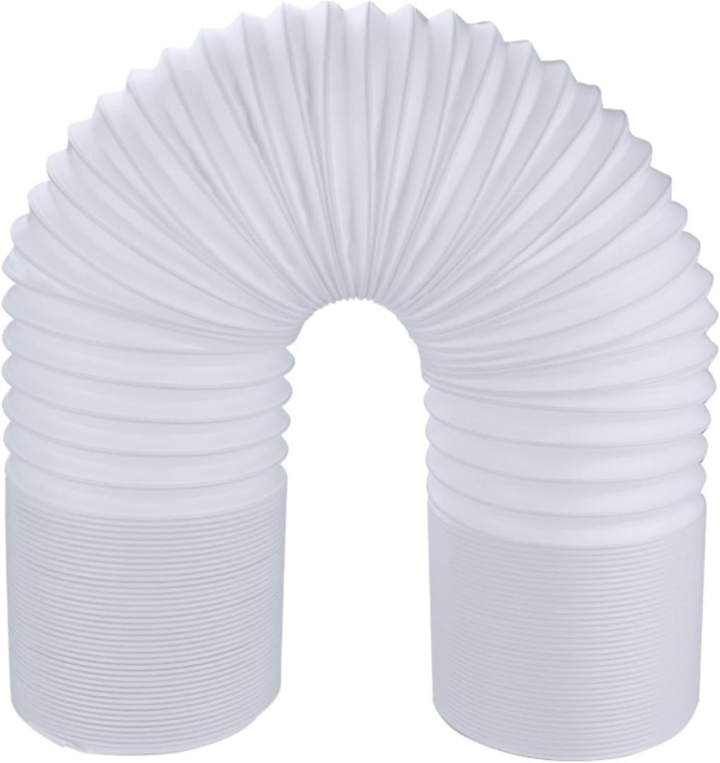 Little World 5.9" Diameter Anti-Clockwise Thread Portable Air Conditioner Hose, 80" Length AC Exhaust Hose Compatible