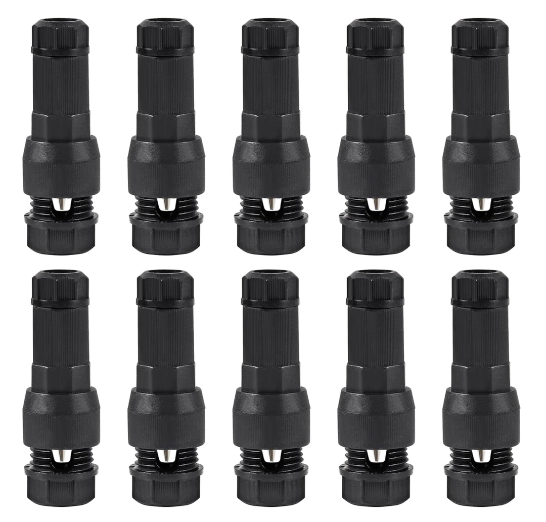 Low Voltage Landscape Wire Connector Lighting Connector Waterproof 12/14/16/18 AWG Light Wire Cable Connectors for Outdoor LED Path Garden Spotlights Lawn Lamp