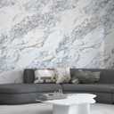 197x48inch Widen White Blue Marble Wall Paper kitchen Granite Countertop Vinyl Wrap Laminate Contact Paper Waterproof peel and stick Wallpaper Removable Shelf Liner Counter Top Stickers Pvc Wallpapers