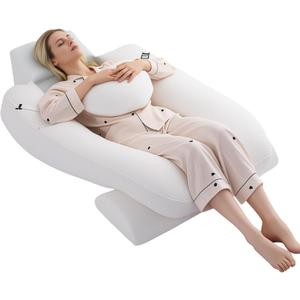 ROYALAY 4 Pcs Mastectomy Recovery Must Haves, Bed Wedge Pillow for Sleeping, Memory Foam Hysterectomy Pillow Post Surgery, Adjustable Post Surgery Pillows for Sleeping, Reading, Rest