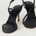 The Drop Women's Arco Strappy Heeled Sandal (8.5, Black)