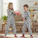 Kids Onesie Animal Costume Christmas Costumes Unisex One Piece Cosplay Suit for Boys and Girls (Medium(7-8yrs), Dalmatian)