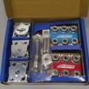 Kaas Heavy-Duty Battery Terminals - 8AWG to 4/0 AWG, with Interchangeable Heads M4-M10, 1/4-20, 3/8-16 - Innovative Modular Design Fits All Batteries, Threaded Stud/Top Post/Side Post