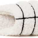 Kids Boys Girls Ball Sports Slippers Soft Plush Lined Winter Warm House Shoes Memory Foam Cozy Non-Slip Indoor Home Bedroom Slippers (12-13 Little Kid)