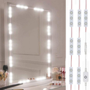 Led Vanity Mirror Lights, Hollywood Style Vanity Make Up Light, 10ft Ultra Bright White LED, Dimmable Touch Control Lights Strip, for Makeup Vanity Table & Bathroom Mirror, Mirror Not Included