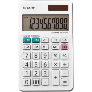 Sharp EL-377WB Business Calculator, White 2.75