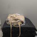 Outdoor Chair Cushions Set of 4 -Waterproof Outdoor Seat Cushions for Patio Furniture, Patio Chair Cushion with Handle and Ties, Round Out Door Chair Pads,19" x 19" x 3", Beige