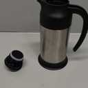 Update International (SV-70) 24 Oz Black and Stainless Cream Server,Clear