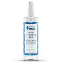 Almond Clear 2-in-1 Hydrating Gel | Lightweight Mandelic Acid Moisturizer for Oily, Blemish-Prone Skin | Aloe Vera, Squalane, Hyaluronic Acid, Mandelic Acid, Bakuchiol | 4 oz