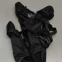 Waterproof Dog Boots for Dog Paw Protectors Dog Suspender Boots Anti-Slip Pet Shoes for Outdoor Walking, Reflective Stay-On,Dirt-Proof Comfortable Booties (Black, Large)