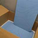 Stone Bath Mat, 2 Pack Diatomaceous Earth Shower Mat, Non-Slip Super Absorbent Quick Drying Bathroom Floor Mat, 24x15, Blue