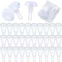Geiserailie 30 Pieces Condom External Catheters Disposable Male External Catheter for Men Medium, Self Adhering Style (29 mm)