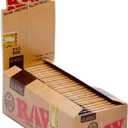 Raw Classic 1 1/2 Size Rolling Paper, 33 Count (Pack of 25)