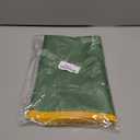 KatchOn, Xtralarge Indian Traditional Backdrop - 7.5X5 Feet | Maha Shivaratri Backdrop | Indian Photo Backdrop for Haldi, Wedding, House Warming, Ugadi, Rama Navami | Annaprasana Decoration Backdrop (Orange and green)