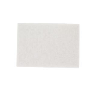 3M White Super Polish Floor Pad 4100, 12" x 18", 20/Case, Polish Wood Floors, Spray Cleaning or Dry Buffing Soft Finishes