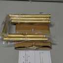 Toilet Roll Holder FreeStanding, Foldable Brushed Brass Toilet Roll Stand Storage Stainless Steel Bathroom, FreeStanding Dispenser Holds(Gold)