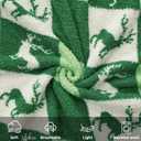 CYMULA Christmas Knit Throw Blanket - Super Soft Cozy Fuzzy Blankets for Couch, Sofa & Bed, Holiday Throw Blanket50"x60"