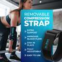 DR. BRACE Elite Elbow Brace Support, Breathable Elbow Compression Sleeve with Gel Pad for Golfer's, Tennis Elbow & Tendonitis Treatment & Pain Relief 2024 (Black-Blue, XX-Large)