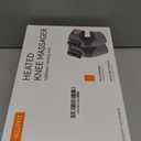 Cordless Knee Massager with Heat Vibration for Pain Relief, MAXwarm 4.0[2026 Upgraded] - Electric Heated Knee Brace with 5 Heat Levels and 3 Massage Mode, Gifts for Men Women (Grey, Pair)