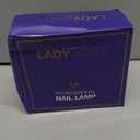 72W UV LED Nail Lamp Light Dryer for Nails Gel Polish with 18 Beads 3 Timer Setting & LCD Touch Display Screen, Auto Sensor, Professional Nails, Pink