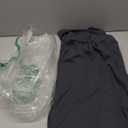 keriffe Womens Stretchy Dress Pants 2 Pockets High Waist Pull On Office Slacks Casual Business Work Wide Leg Pants Trousers Dark Grey, Size XXL