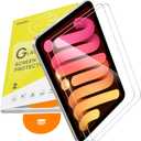 SPARIN Screen Protector for iPad Mini 7 8.3 inches 2024 (A17 Pro)/iPad Mini 6 2021, [2 Pack] for iPad Mini 7th/6th Generation Tempered Glass, Auto Alignment/Easy Installation Tray/Case Friendly