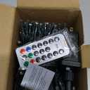 Ollny Christmas Lights, 210FT 640LED Color Changing Christmas Tree Lights with 11 Modes Remote Control, Outdoor Christmas Lights for Outside Indoor Patio Weddings Xmas Decorations (640 LED Dark Green Wire, Warm White & Multicolor)