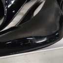 THESHY Women's Pointed Toe High Stiletto Heels Slingback Stretch Slip-on Pumps Backless Patent Leather Fashion Dress Shoes for Women (9, Black)