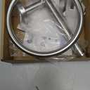 NearMoon 2 Pieces Bathroom Hardware Accessories, Towel Ring and Toilet Paper Holder- Stainless Steel Bath Towel Hanger and Hand Towel Holder, Wall Mounted (Brushed Nickel)