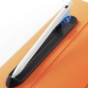 AHASTYLE Removable iPencil Holder [Magnetic Attach] Strong Adhesive Holder Sticker Silicone for Apple Pencil 1st & 2nd Generation (Black)