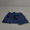 Floerns Women's Plus Size High Waist Denim Skirt Wrap Front Bow Bodycon Mini Skirt (Medium, Blue)