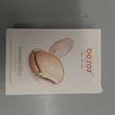 BEZOX Glass Foot File Callus Remover, Crystal Pedicure Foot Scrubber for Travel Use, Portable Handheld Sized Foot Scraper for Cracked Heel - Shinning Golden