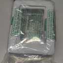 Aveniee Clear Makeup Bag Organizer Set, Portable Travel Toiletry Cosmetic Bag Case for Women, Vegan Leather Make Up Pouch Car Bag for Essentials, Middle + Large, Blue