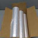 12" X 16" Plastic Produce Bag on a Roll, Bread and Grocery Clear Bag, 350 Bags/Roll, Total 4 Rolls