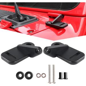 Black JL Light Mount, A-Pillar Cube Light Pods Cowl Mounting Brackets Compatible with Wrangler JL & Unlimited JL 2018-2024
