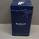 Bedsure Gentlesoft Sherpa Fleece Blanket Twin Size for Bed - Fluffy & Cozy Cable Jacquard Tufted for Women Gift, Thick and Warm Christmas Blanket for Winter, Orange, 60x80 Inches