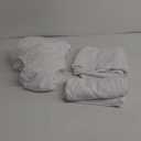 Extra Deep Queen Sheet Set - 3 Piece Breathable and Cooling Sheets - Hotel Luxury Bed Sheets Set - Easy & Secure Fit - Soft, Wrinkle Free and Comfy Sheets Set - White Sheet Set with Extra Deep Pockets