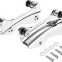 Benlari Chrome 4 Point Docking Hardware Kit 2014-2024 Compatible for Harley Davidson Street Glide Road Glide Electra Glide Road King Touring 2015 2016 2017 2018 2019 2021