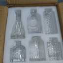 12pcs Glass Bud Vase Set, Small Clear Flower Vases for Centerpieces in Bulk, Mini Vintage Vase for Wedding, Home,Table Decoration