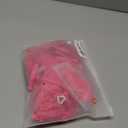 Lilosy Plus Size Curvy Sexy Stocking Rhinestones Heart Garter Underwire Floral Mesh lace Sheer Babydoll Lingerie Teddy Bodysuit Skirt Set Women 2 3 Piece Push Up See Through Hot Pink XX-Large |