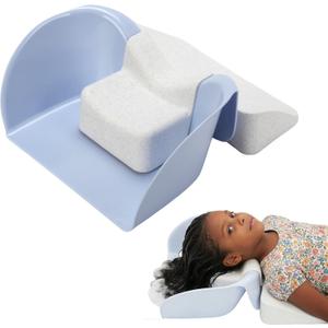 Hair Washing Station for Kids, Portable Hair Washing Basin with Ergonomic Neck Support for Home Sink, Tear-Free Shampoo Bowl for Kids & Toddlers, 13.3 in 9.8 in