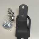 Trailer Hitch Tri-Ball Hitch with Rotatoble Tow Shackle and Tow Hook, fits for 2-inch Receiver, Chrome Trailer Ball
