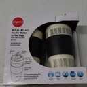 Copco 5237160 Reusable, Insulated Double Wall Travel Mugs 16-ounce White/Black , 2 Count ( Pack of 1)